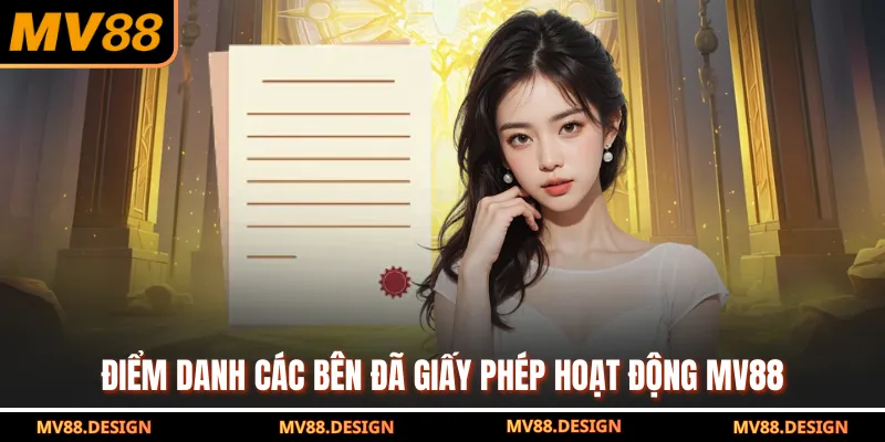 Giấy Phép Hoạt Động Điểm danh các bên đã giấy phép hoạt động MV88
